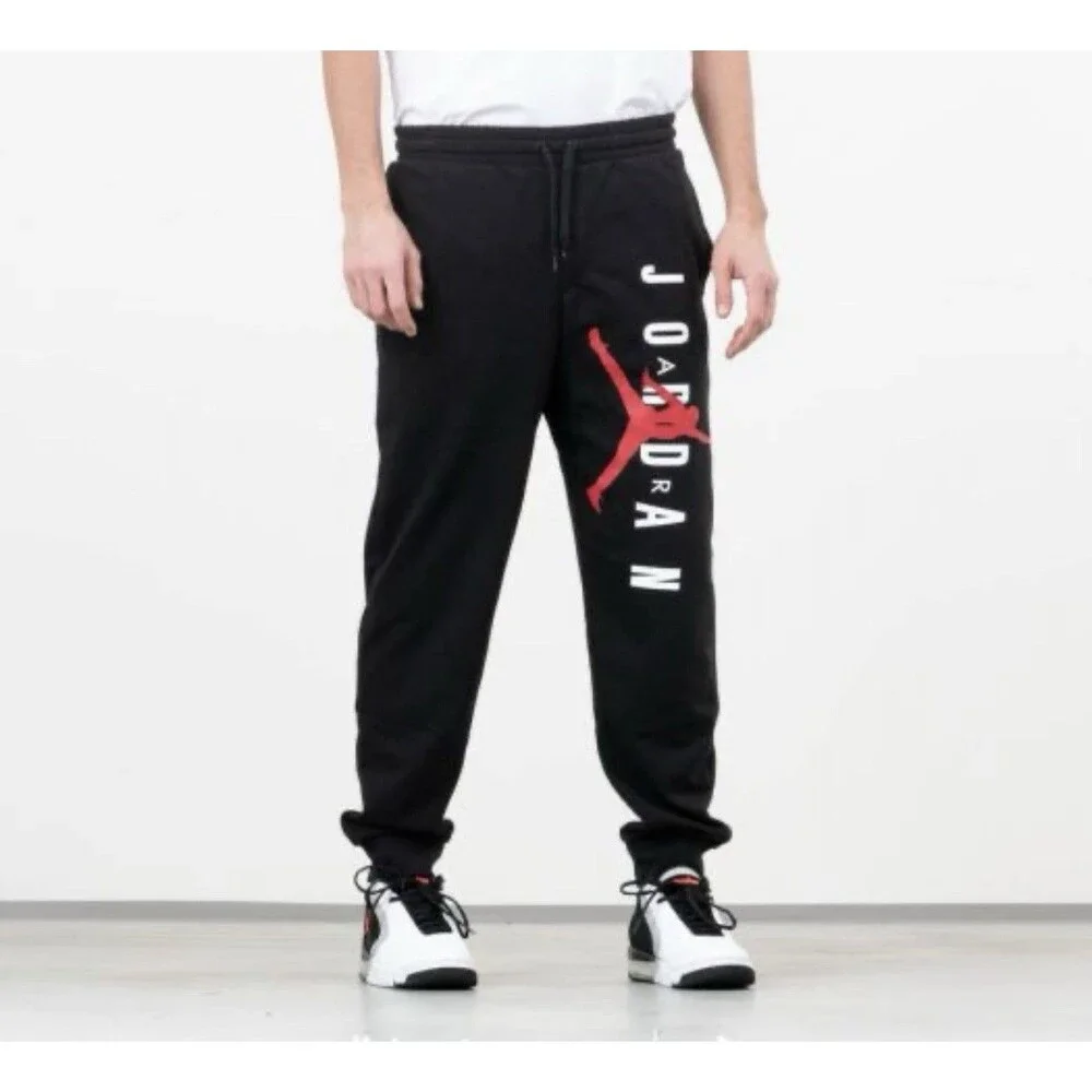 JordanAir Jordan Basketball Lacing Sports Long Pants Joggers Black Bred Men’s M